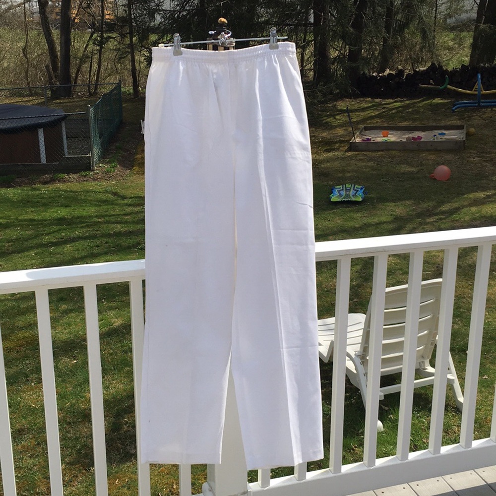 NWOT Koret Francisca Sz 16 White Pants 🌞